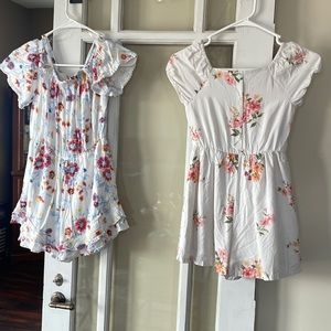 Bundle of 2 girls rompers